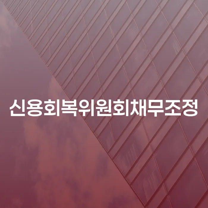 가계부채 개인회생 처리방법 전문가와 함께