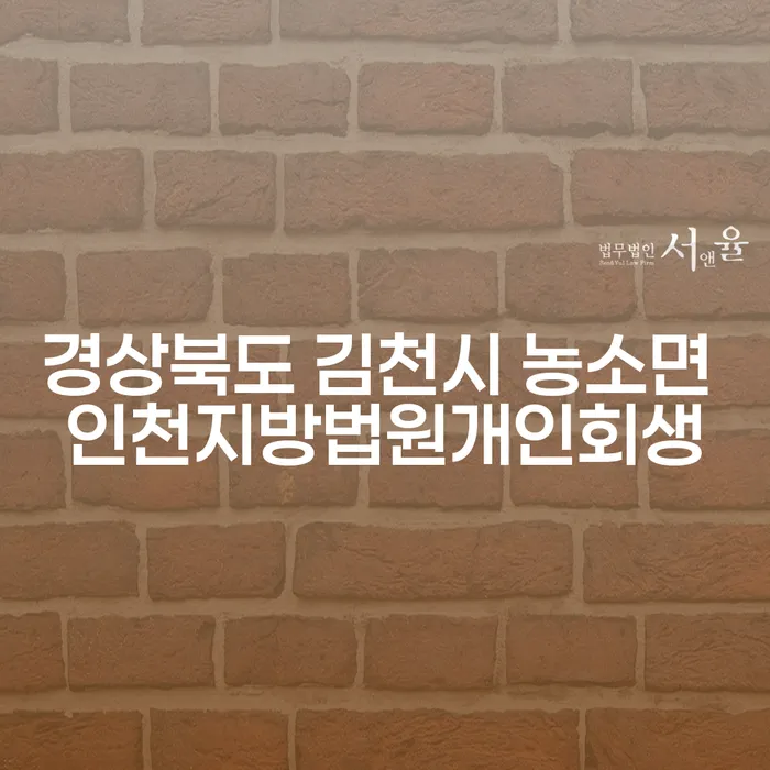 정말로 개인회생과 파산신청이 필요한가요? 경상북도 김천시 농소면 사례로 알아봅니다