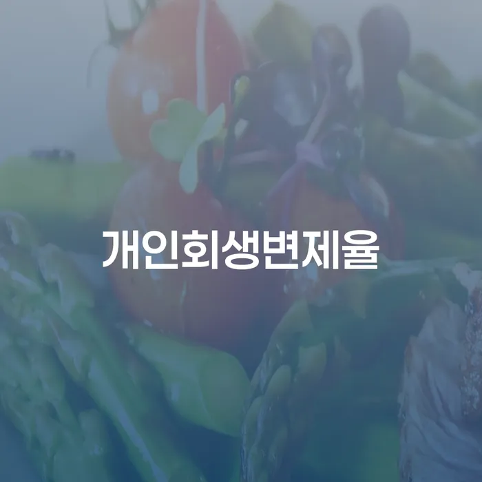 개인회생변제율과 채무자대리인에 대해 알아볼까요?